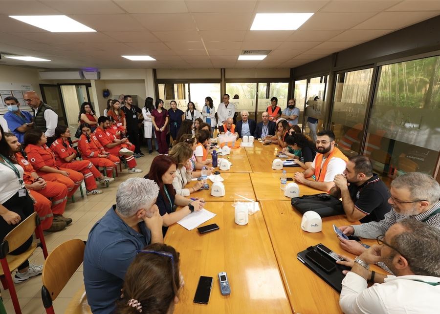 مناورة تدريبية حيّة في المركز الطبي للجامعة اللبنانية الأميركية- مستشفى رزق (صور)