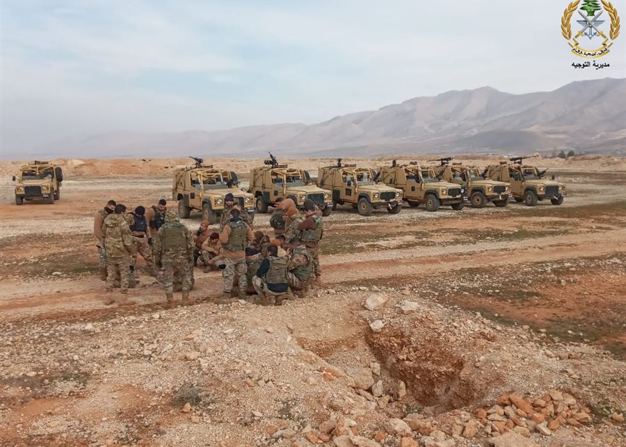 الجيش: دورة تدريبية لعناصر من فوج الحدود البرية الثاني