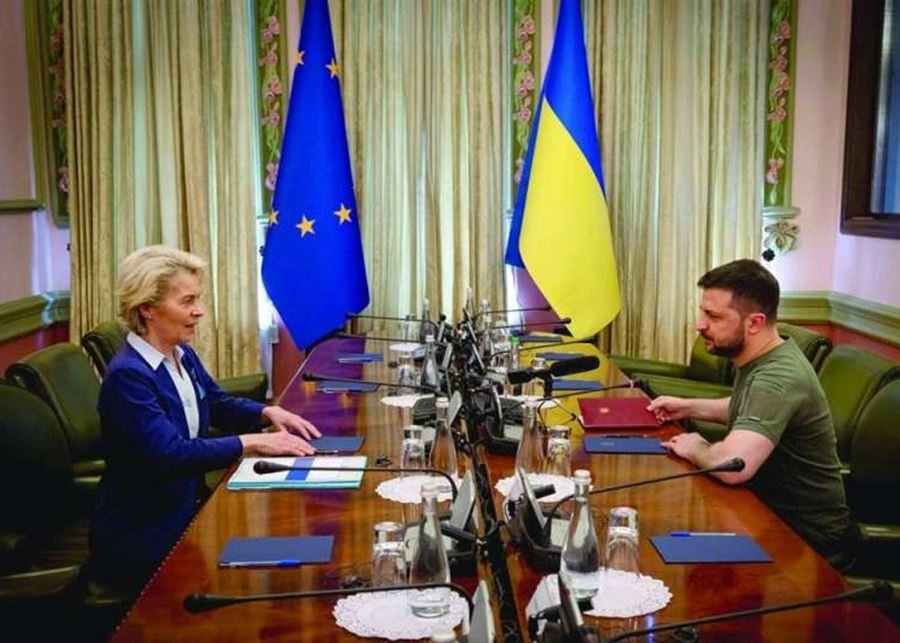 فون دير لايين تعد كييف برد سريع في شأن ترشحها لعضوية الاتحاد الأوروبي  