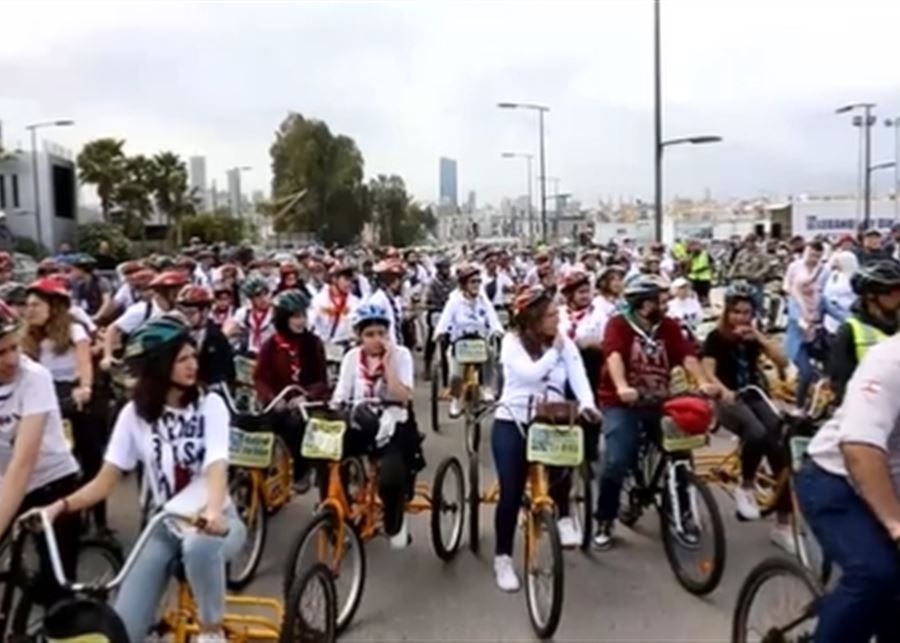 إحياءً لذكرى الشابة REBECCA DYKES... الدراجات الهوائية تطوف بيروت (فيديو)