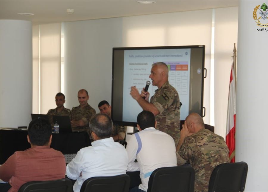 الجيش: القوات البحرية شاركت في تنظيم ورشة عمل حول تقييم سلامة الموانئ  