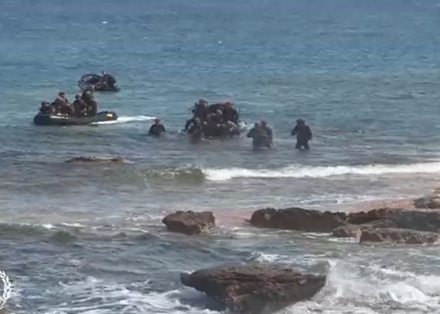 "مغاوير البحر" نفّذوا تمرينًا يحاكي مهاجمة خليّة إرهابيّة (فيديو)
