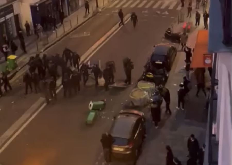 شاهدوا بالفيديو فوضى وتكسير في شوارع باريس