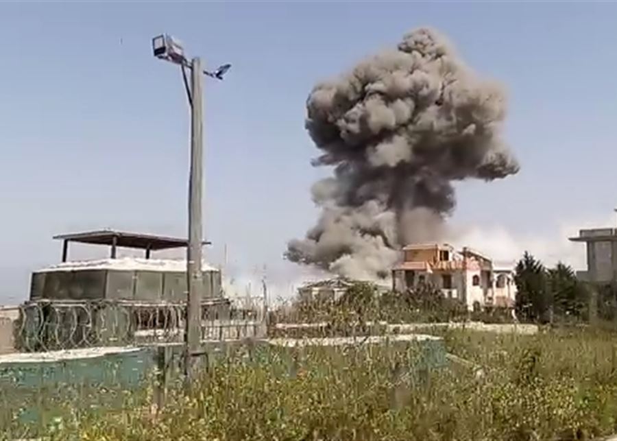 بالفيديو... غارة حربيّة استهدفت بلدة حولا