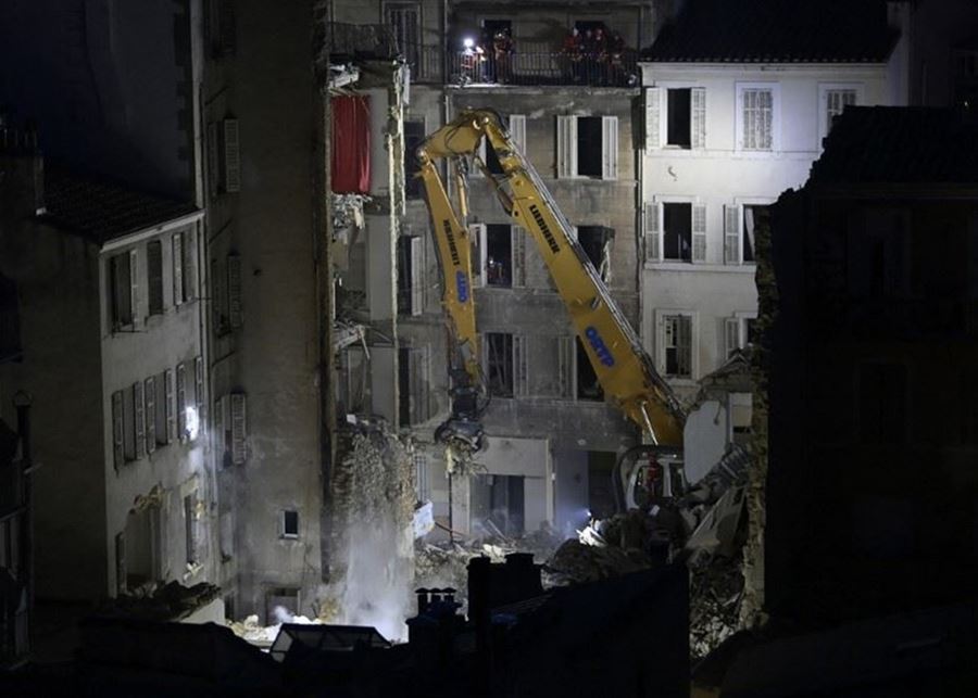 بعد انفجار كبير في مرسيليا... العثور على جثّتَين تحت أنقاض مبنى منهار  