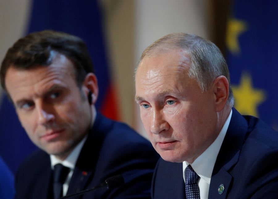 بالفيديو.. بوتين لماكرون: لروسيا وفرنسا مباعث قلق مشتركة في مجال الأمن