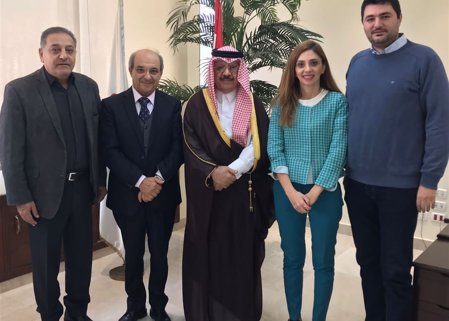 كلاس استقبل السفير القطري ورئيس الاتحاد العربي للتطوع