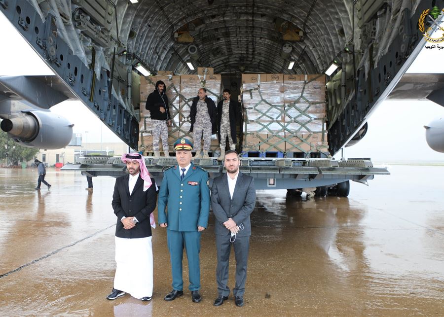 الجيش تسلّم هبة غذائيّة من قطر