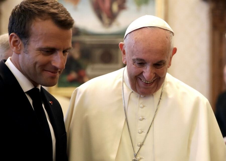 قداسة البابا فرنسيس قلق من هجرة مسيحيي لبنان... هذا ما وعده به ماكرون
