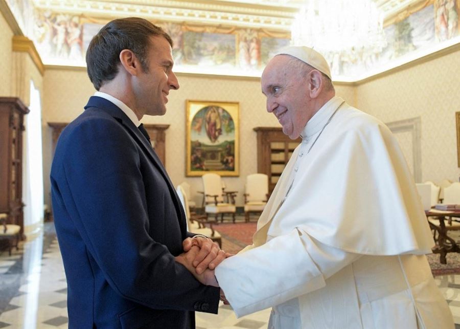 الملف اللبناني على طاولة محادثات البابا والرئيس الفرنسي 